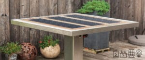 GK Electrics Solartisch mit Aufladefunktion