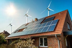 Eine Solaranlage am Dach