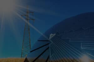 Eine Solaranlage in Blumenform